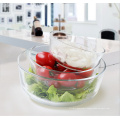 NEW!! All Purpose Glass Bowl and Food Containers 5 Pcs Set Glassware Custom Printed Bowl with lid